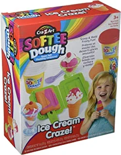 Cra-Z-Art Softee Dough Ice Cream Shop 3 Oz Cans Childrens Art Doughs (13579)