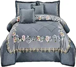 6Pcs Winter Comforter Set By Ming Li King Size Smcr-1-007