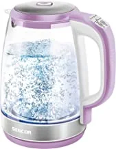 SENCOR - Electric Glass Kettle, 2200 W, Color LED Light, Heat water to a selected temperature, 2.0 L, SWK 2195VT, 2 years replacement Warranty