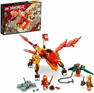 مجموعة بناء LEGO® NINJAGO® Kai's Fire Dragon EVO 71762 (204 قطعة)