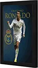 LOWHA Critiano Ronaldo Wall art wooden frame Black color 23x33cm By LOWHA