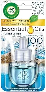 Air Wick Freshener Essential Oil DiffUser Refill Beach Escape, 19 Ml
