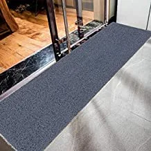 Kuber Industries Rubber 1 Piece Floor Mat Door Mat 2X6 Feet (Grey) (Ctktc06512)