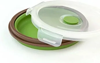 Collapsible Round Travel Bowl with Airtight Lid 500 ml