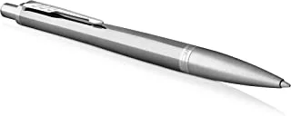 Parker Urban Premium Silvered Powder With Chrome Trim| Ballpoint Pen|Medium Point Ink Refill| Gift Box|8395