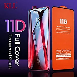 Phone Screen Protectors - 11D Curved Full Cover Tempered Glass for for Xiaomi Redmi K20 Pro Screen Protector Film for for Xiaomi Redmi 7 Y3 S2 Protective Glass (Redmi K20 Black Frame)