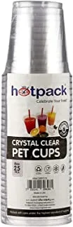 Hotpack - 25 PIECE PET CLEAR CUP 8 OUNCE