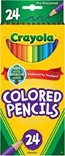 Crayola Colored Pencils,Multi-Colour, Long, Cy68-4024