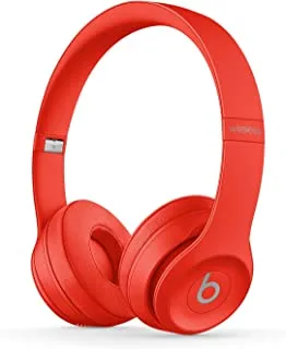 Beats Solo3 Wireless Headphones - Red, compatible with iPhone 13, 12, 11 Pro Max mini SE XS Max XR 8 Plus 7 Plus 6s Plus, Apple laptop, iMac Pro, Mac Pro, Mac mini, iPod touch, Apple tablet, Bluetooth