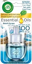 Air Wick Freshener Essential Oil DiffUser Refill Beach Escape, 19 Ml