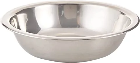 RAJ STAINLESS STEEL HEAVY MIXING BOWL, 24.5 CM, SILVER, RHB012, Serving Bowl, Mixing Bowl,Baking & Marinating Bowl