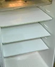 Kuber Industries Multipurpose Mats|Refrigerator Mat|Drawer, Cabinet Mats|Water Proof Anti-Slip Mat|Pack of 3|(White)