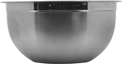 RAJ STAINLESS STEEL GERMAN MIXING BOWL, 35 CM, SGMB35, Mixing Bowl, Baking Bowl,Storage Bowl, Baking & Marinating Bowl