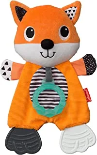 Infantino cuddly super soft teether foxbaby teething toy, multicolor, cuddly teetherfox, 216328, large