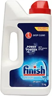 Finish Classic Dishwasher Detergent Powder with Pre-Soaking Action, 1 Kg
