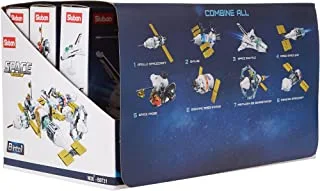 Sluban Space Series International Space Station Building Blocks 8 in 1 511 PCS , for Ages 6+ Years Old