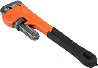 BMB Tools Heavy Duty Pipe Wrench 24 inch Orange/Silver/Black |Hand Tools|Aluminum Adjustable Plumbing Wrench|Straight Pipe Wrench with Drop Forged