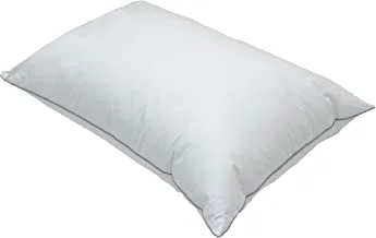 Soft Comfort 233Tc Cotton Down Proof Pillow Single Piping 50 X 75 Cm White