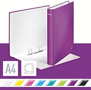 Leitz Wow Ringbinder A4 40Mm 2D Ring Purple