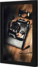 LOWHA Photography of Broken Camera Wall art wooden frame Black color 23x33cm By LOWHA