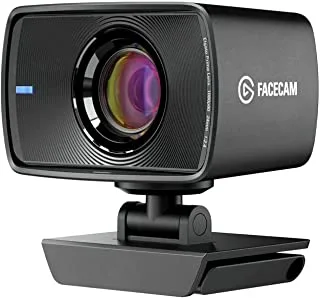 Elgato Facecam - 1080P60 Full HD Webcam For Video Conferencing Gaming Streaming Fixed-Focus Glass Lens Optimized For Indoor Lighting Onboard Memory Works With Zoom Teams Pc/Mac