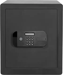 Yale YSFB / 400 / EB1 بصمة الإصبع عالية الأمان ، خزنة مكتبية ، سوداء ، 38.5 لتر