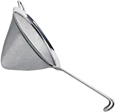Kitchencraft Stainless Steel Fine Mesh Conical Sieve 18Cm, Tagged