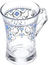 Wisteria Glass Mug set Laila Platinum Blue/3PCS