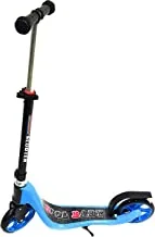 Funz Scooter For Kids, Adults Wide Handlebar & Large Platic Deck Kick Scooter With 5 Adjustable Height, 18Cm Big Wheel Abec Wheel Bearings, For Teens And Kids 6 Years And Up, Blue, To-50002274