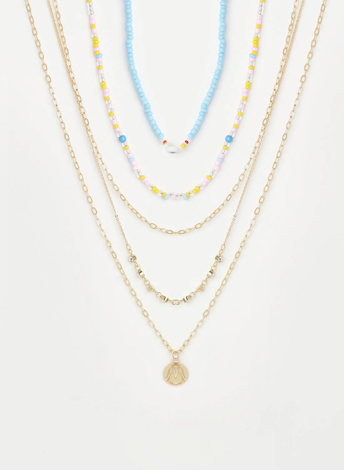 ONLY Bead Layered Necklace