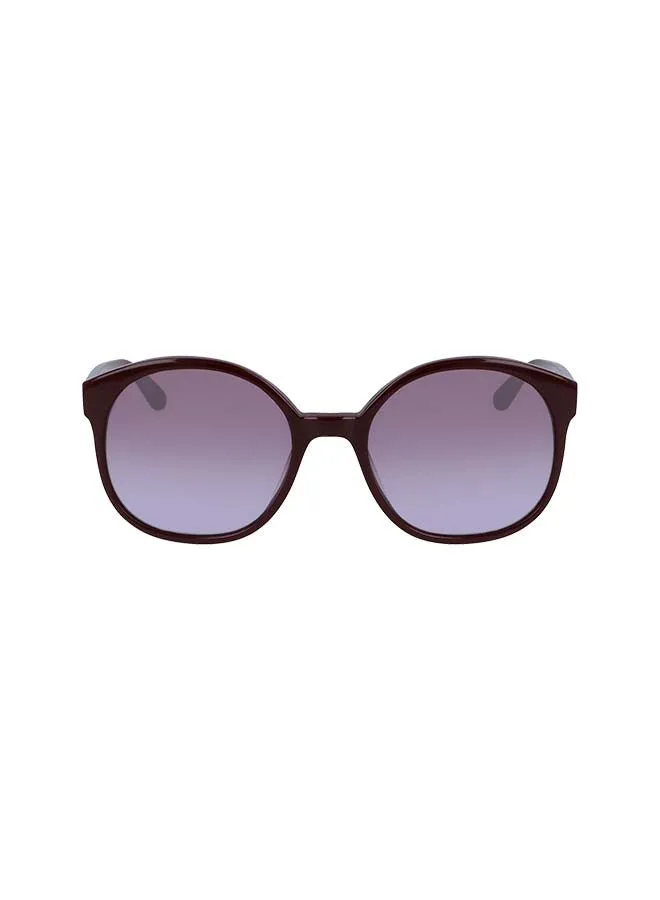 Karl Lagerfeld Women's Full Rim ZYL Round  Sunglasses KL6015S-604-5619
