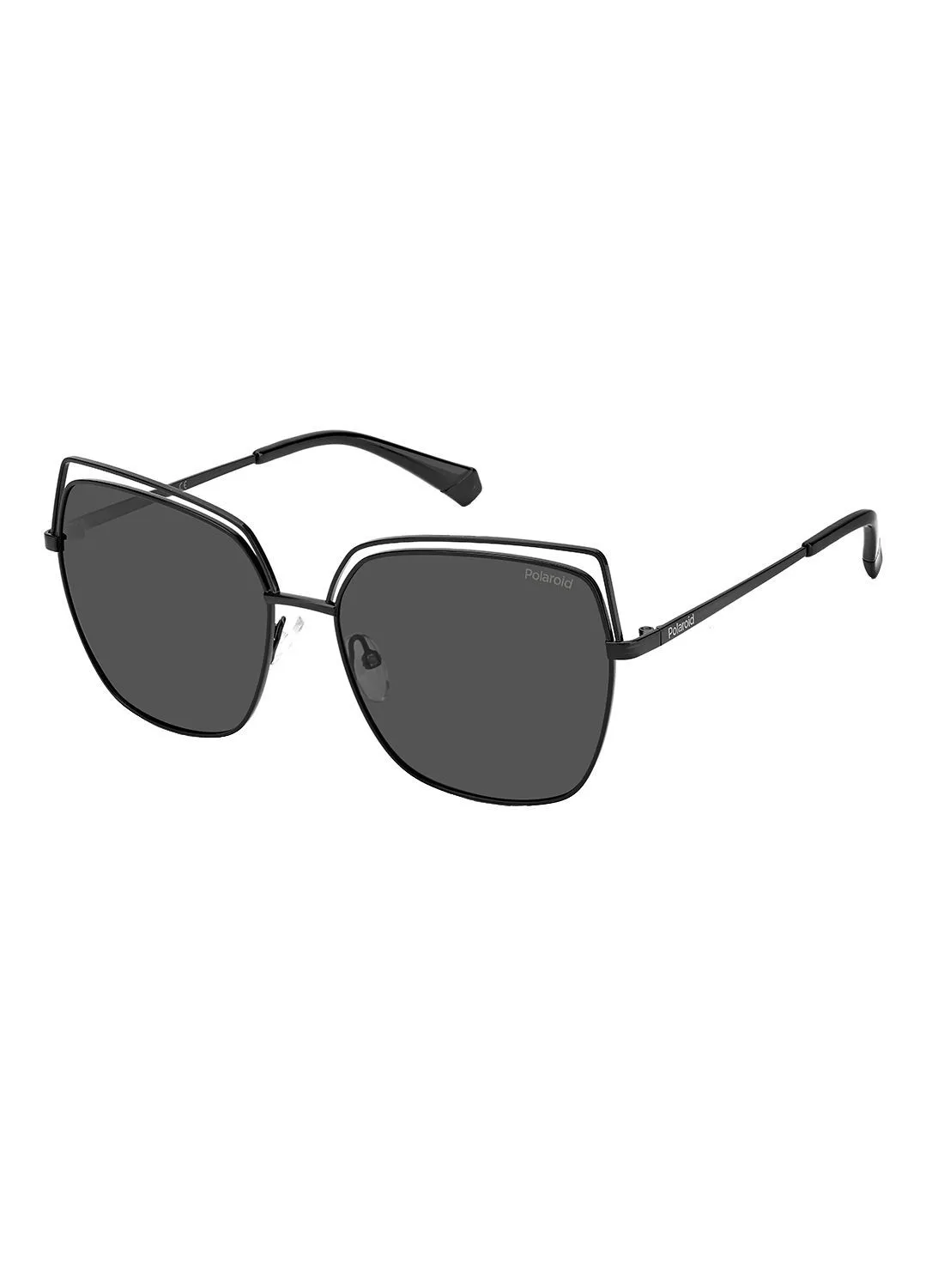 Polaroid Polarized Square Eyewear Sunglasses PLD 4093/S      BLACK 59
