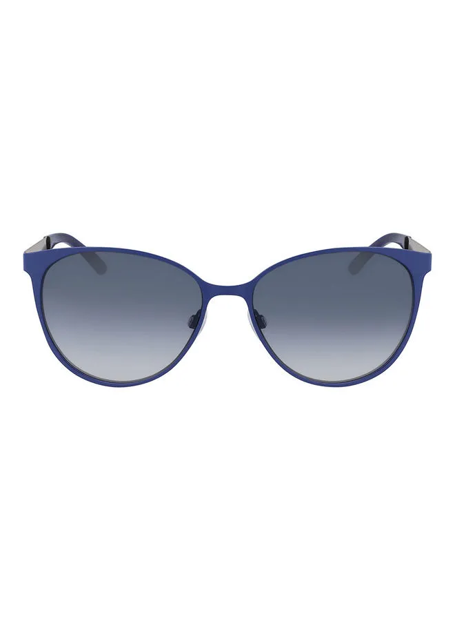 CALVIN KLEIN Women's Full Rim Metal Cat Eye Sunglasses CK20139S 5816 (406) Matte Cobalt
