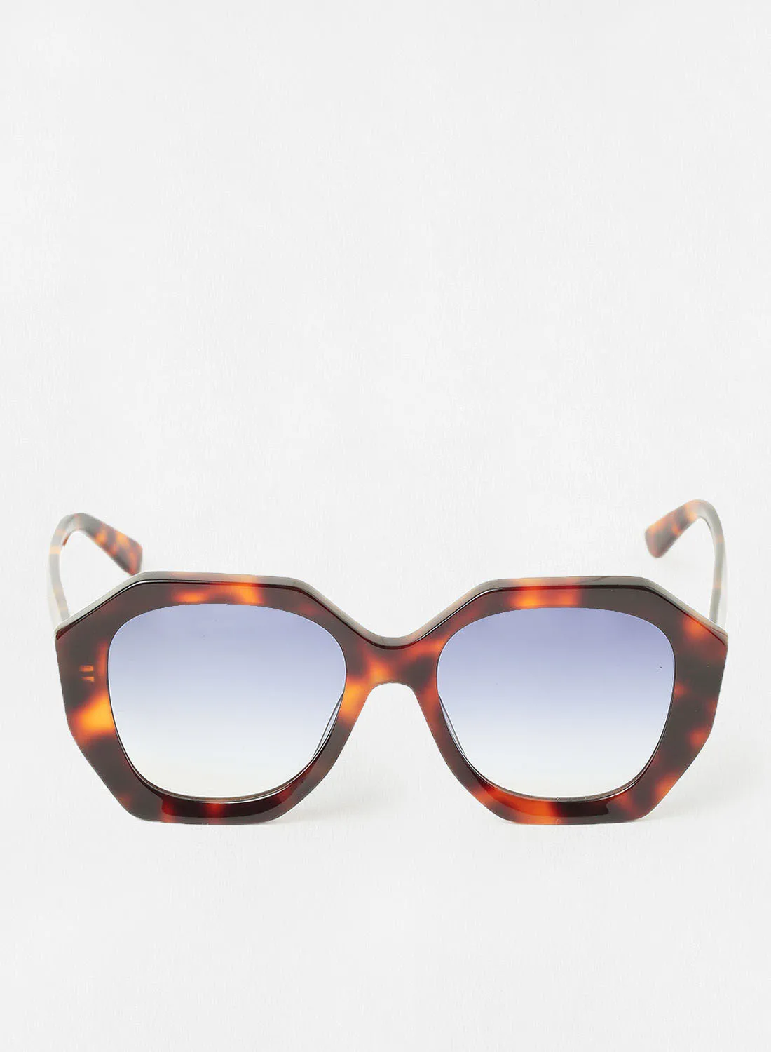 نظارة شمسية كارل لاغرفيلد للنساء حماية من الأشعة فوق البنفسجية سداسية - مقاس العدسة: 52 مم