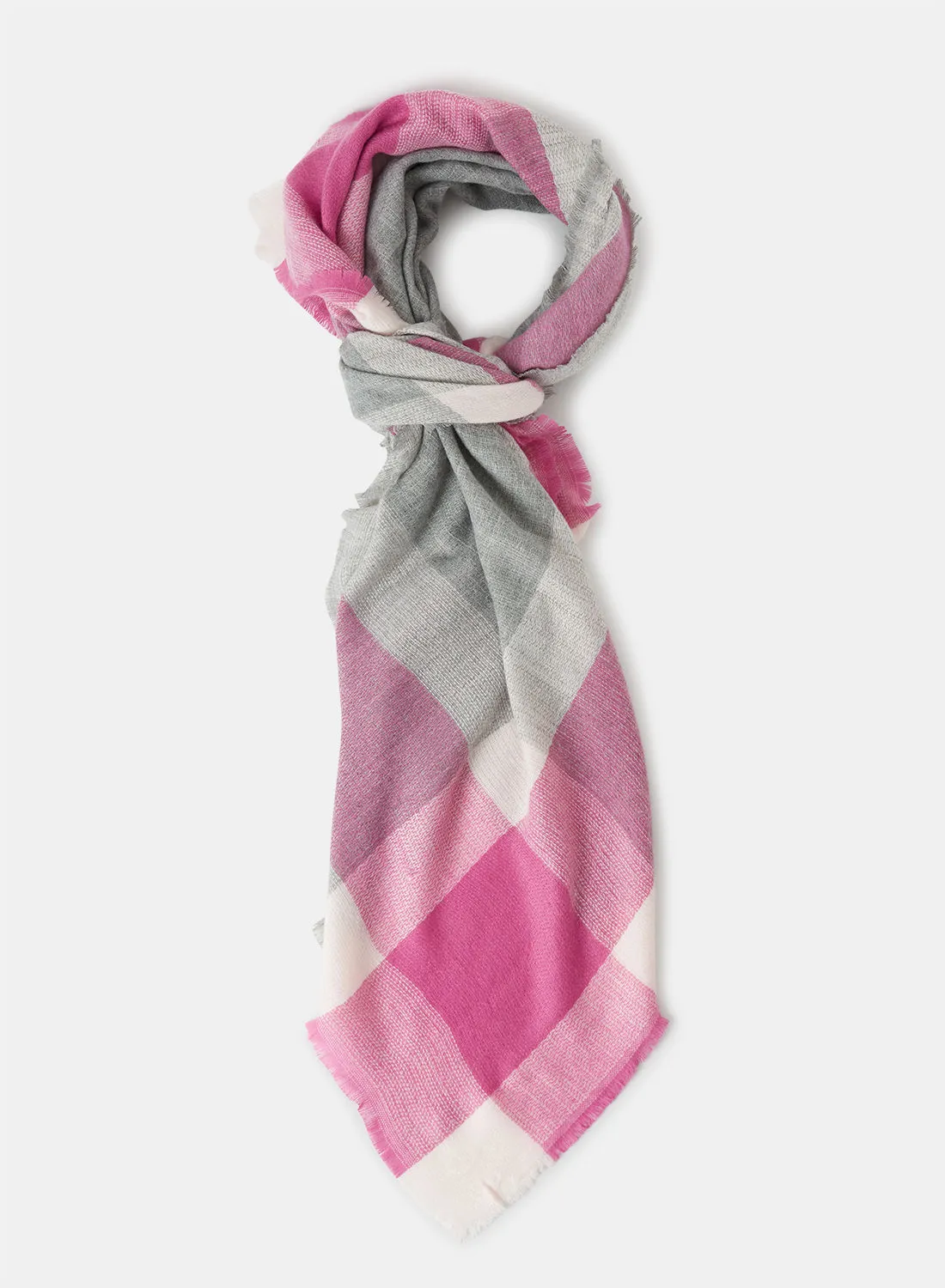 ONLY Weaved Square Cut Scarf