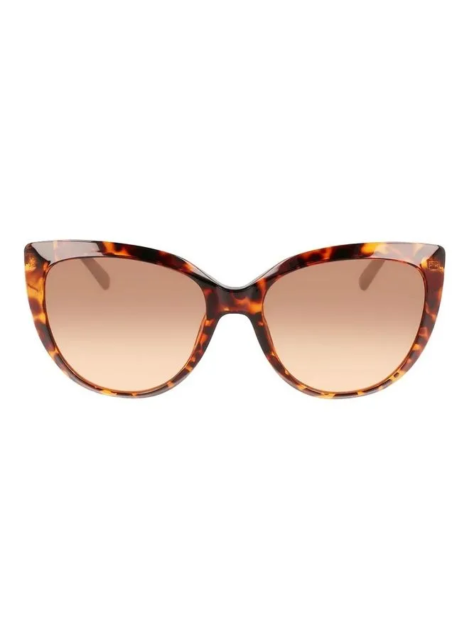 Calvin Klein Jeans Women's Full Rim Injected Cat Eye Sunglasses CKJ22602S 5718 (240) Tortoise