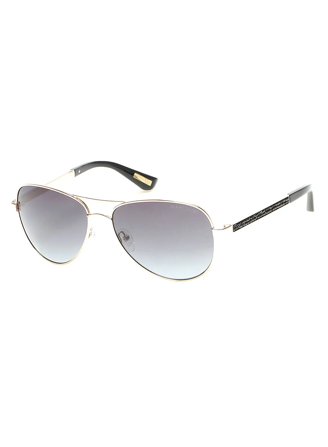 GUESS BY MARCIANO Women's UV Protection Aviator Sunglasses - Lens Size: 60 mm