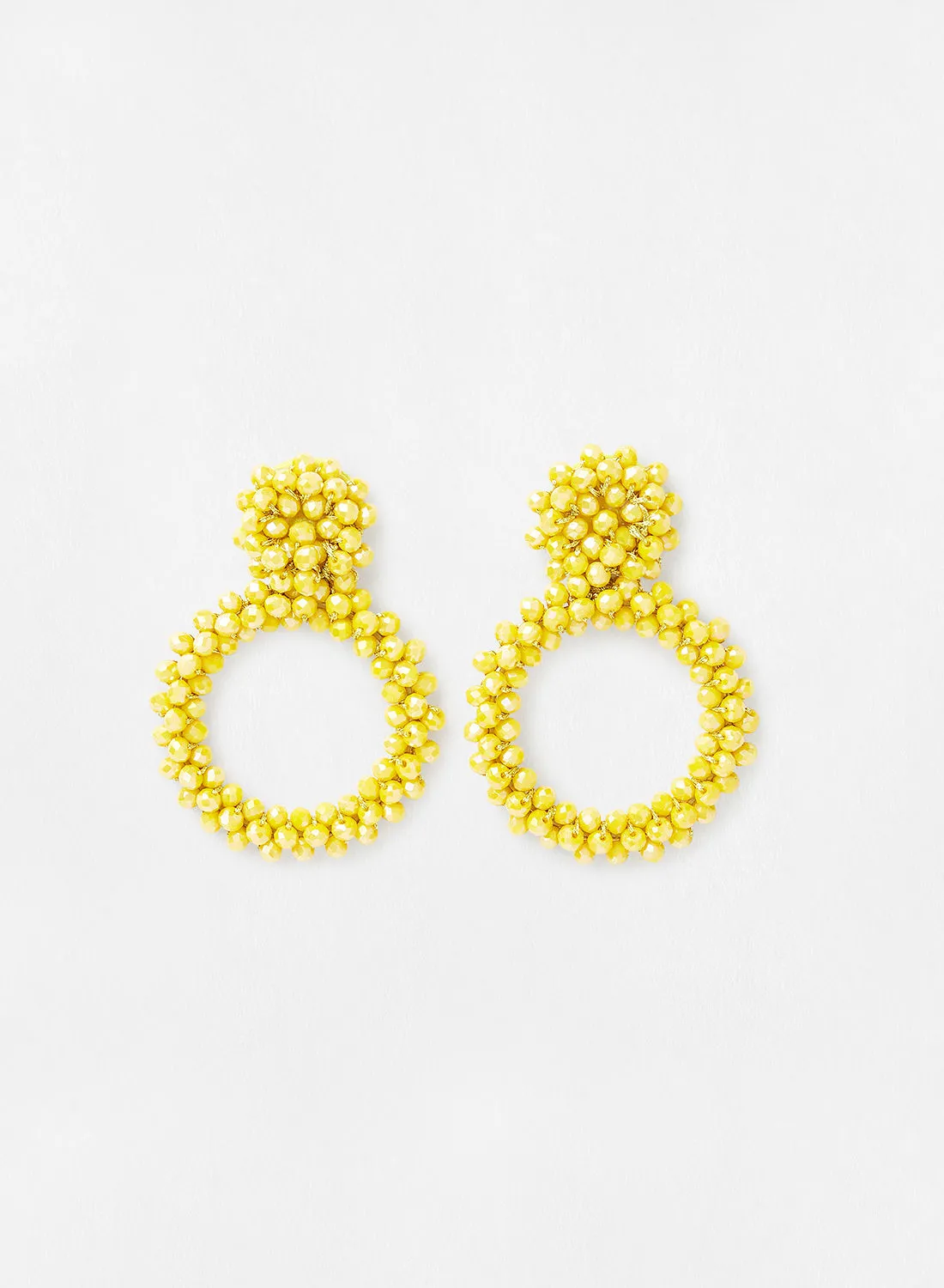 Sivvi x D'Atelier Beaded Circular Earrings