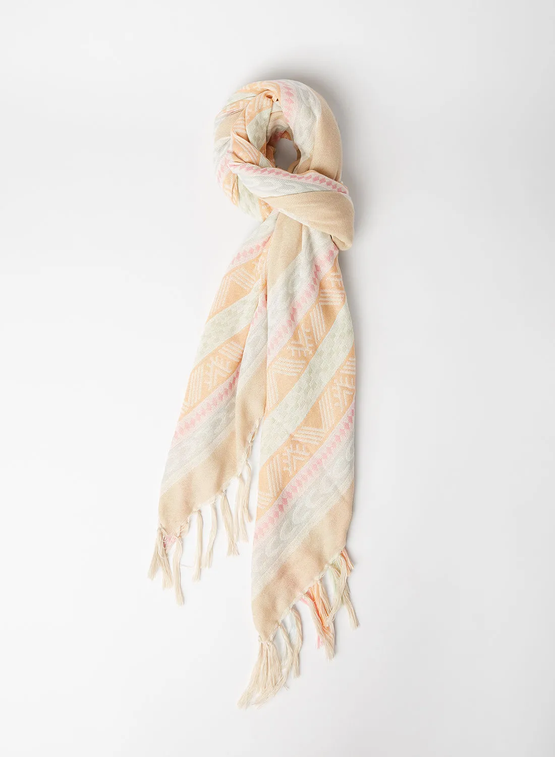 ONLY Woven Scarf Frosted Almond