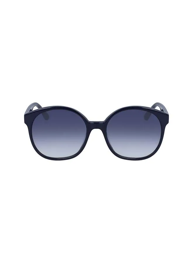 Karl Lagerfeld Women's Full Rim ZYL Round  Sunglasses KL6015S-424-5619