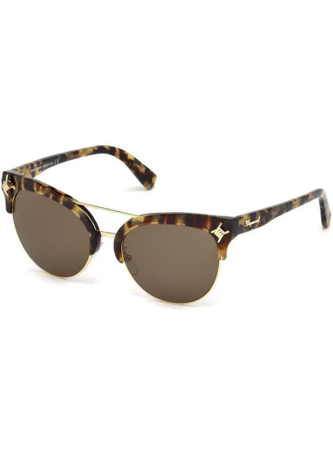 Dsquared Women's Aviator Sunglasses DQ024356E55