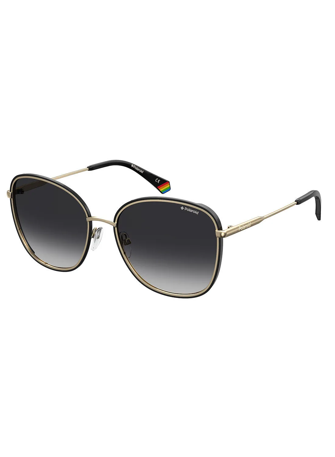 Polaroid Polarized Square Eyewear Sunglasses PLD 6117/G/S BLK GOLD 61