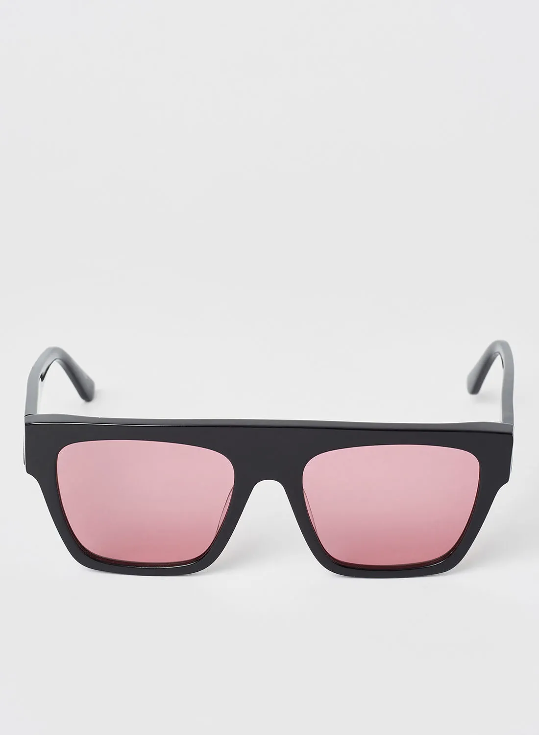 Karl Lagerfeld Women's Full Rim Acetate Modified Rectangle Sunglasses - Lens Size: 52 mm
