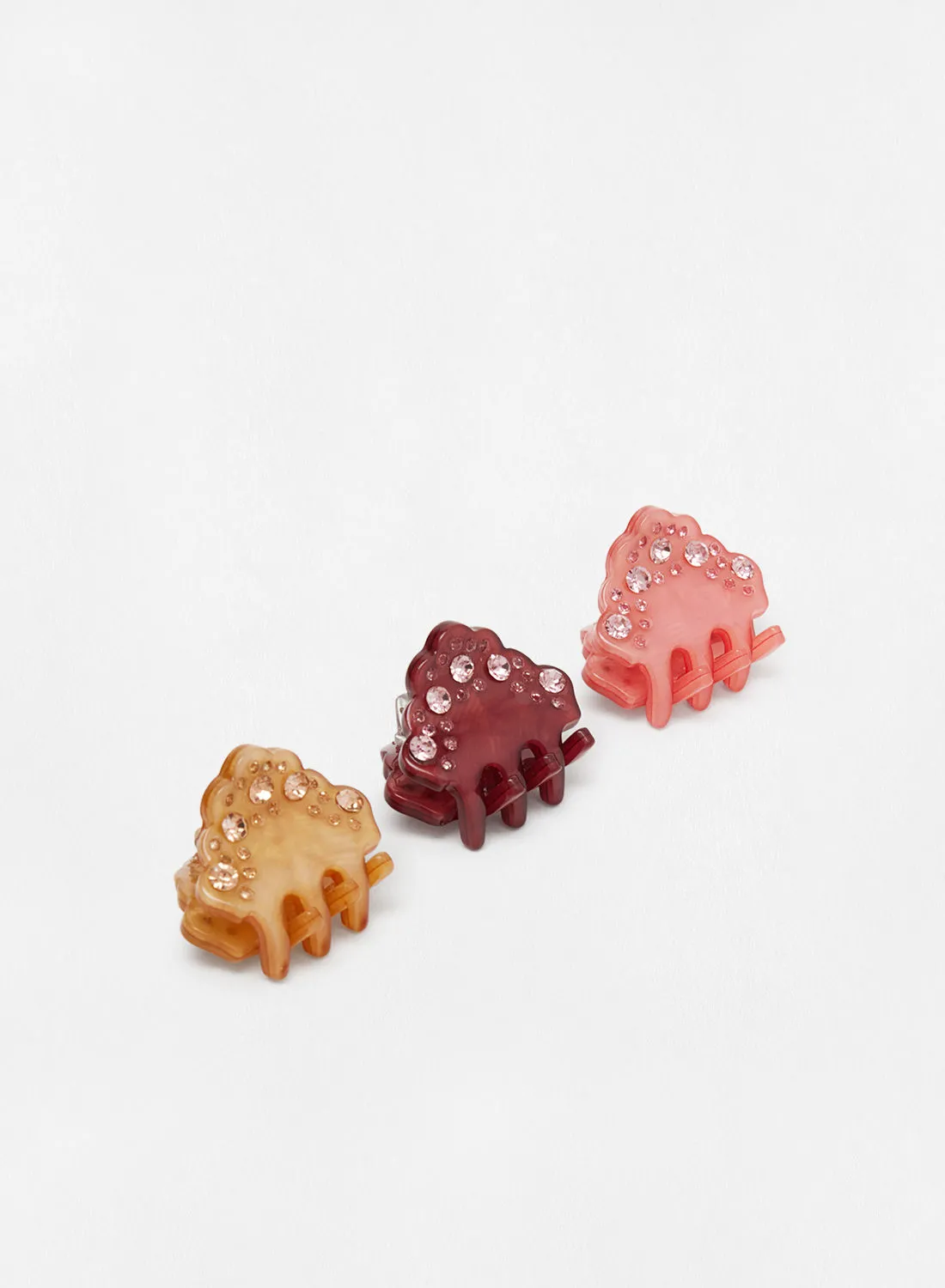 PIECES Studded Claw Clip (Pack of 3)