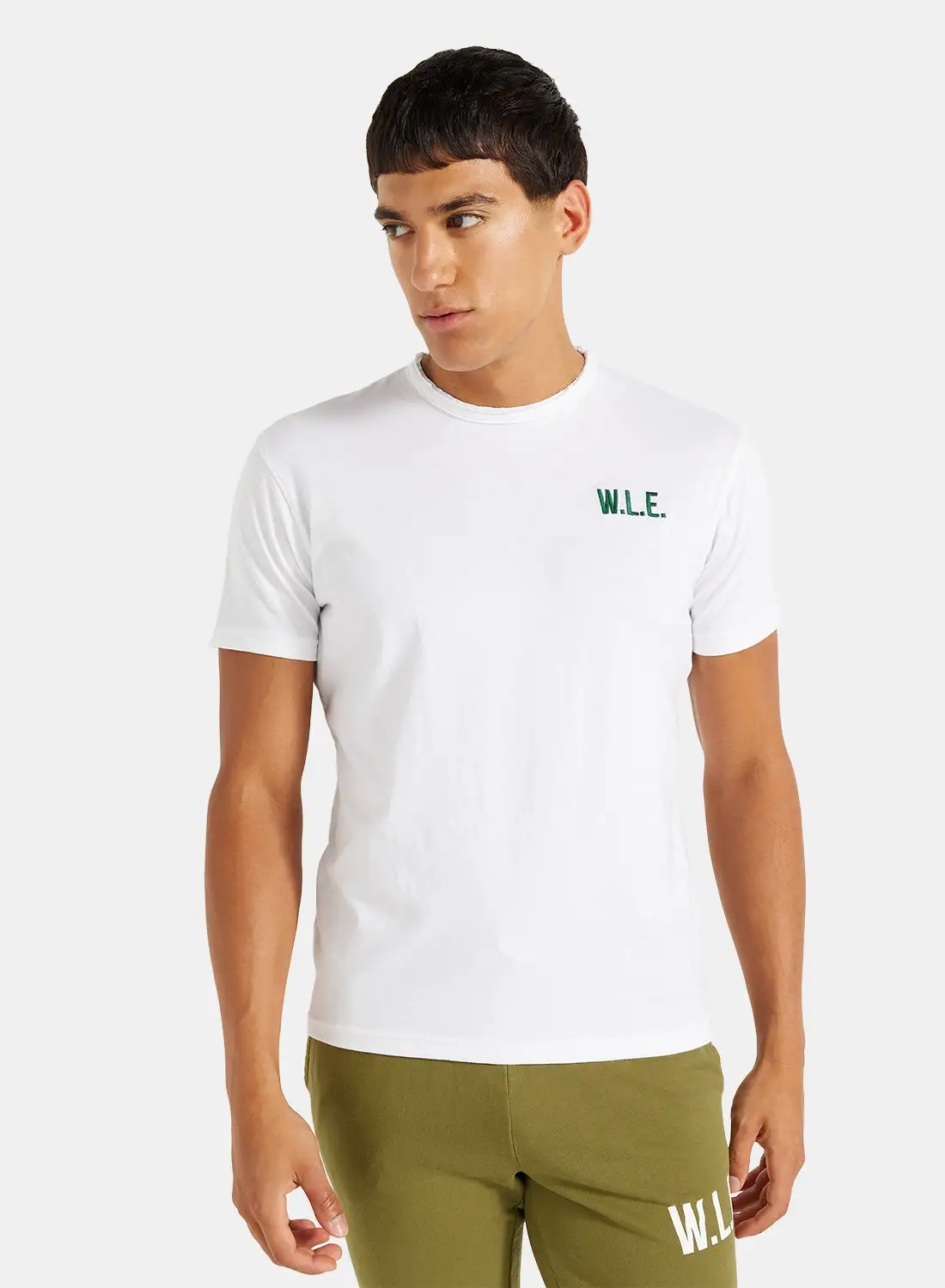 Sivvi x D'Atelier Eco-Friendly Essential Slogan Crew T-Shirt White
