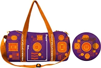 Fifa World Cup Qatar 2022 ™ Sport Duffle Bag Size 46 * 24 * 24Cm Purple