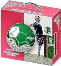 Fifa World Cup Qatar 2022 ™ Combo Set Saudi Ball Size 5 Air Pump Green