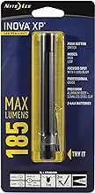 Nite Ize INOVA XP LED Pen Light, 185 Lumen Pen Flashlight With Pocket Clip, Waterproof, Shockproof + Crushproof, Black Aerospace-grade Aluminum Body
