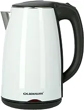 Olsenmark 1.7L Cordless Electric Kettle - Portable Kettle with Boil Dry Protection & Auto Shut Off Feature | Fast Boil & Ease to Clean | Ideal for Hot Water, Tea & Coffee Maker | 1800W