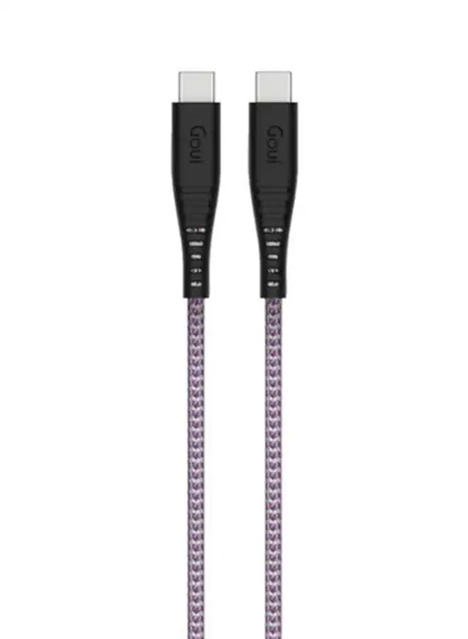 Goui Type C To Type C Charging Cable White/Purple
